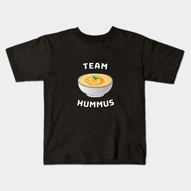 Team Hummus | Vegan Vegetarian Falafel Plant Based Kids T-Shirt by MGO Design